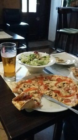 Pizza in Garden